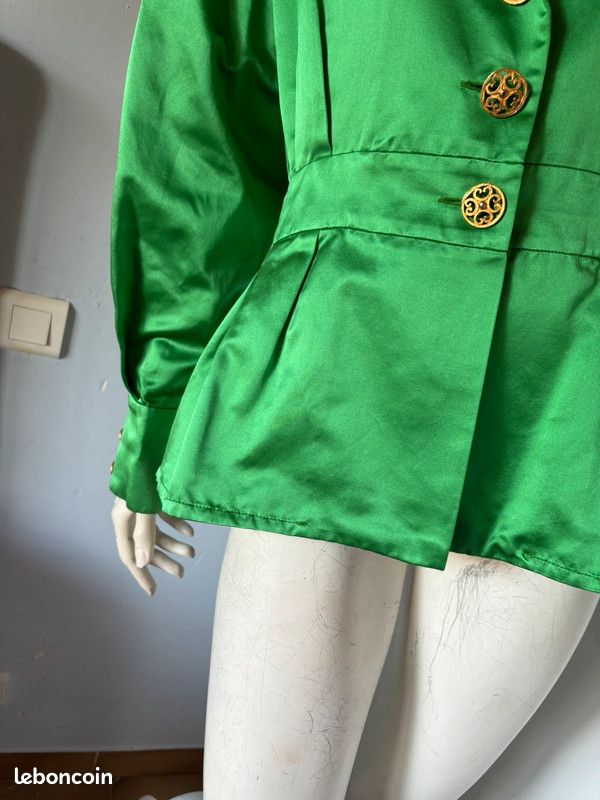 Veste en coton et soie Inès De La Fressange Petit 46 voir mesures (image 6)
