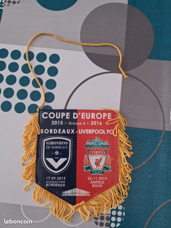 Vintage Girondins de Bordeaux Grand Pennant Football