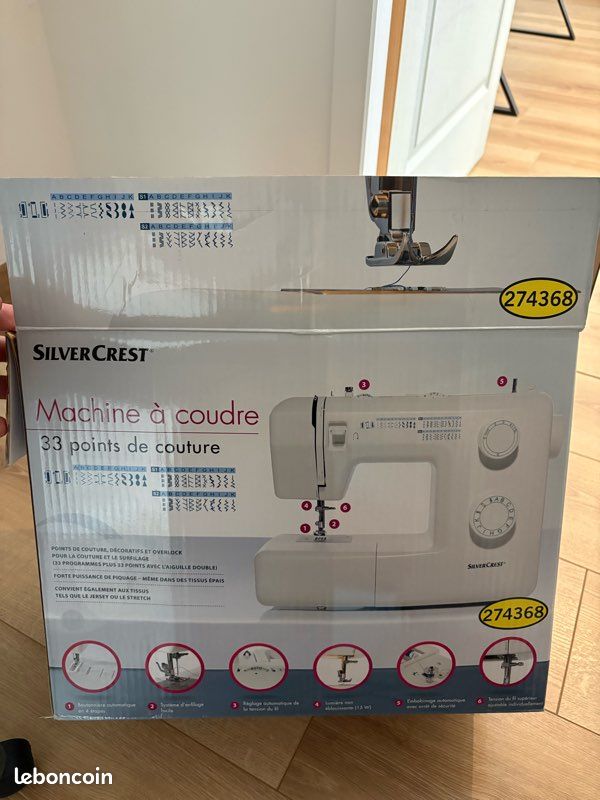 Machine à coudre silvercrest 33points (image 1)