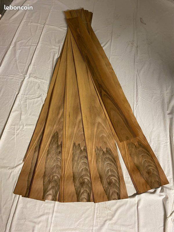 Placage de noyer noir mince bricolage en bois massif panneau décoratif rénovation - Bricolage