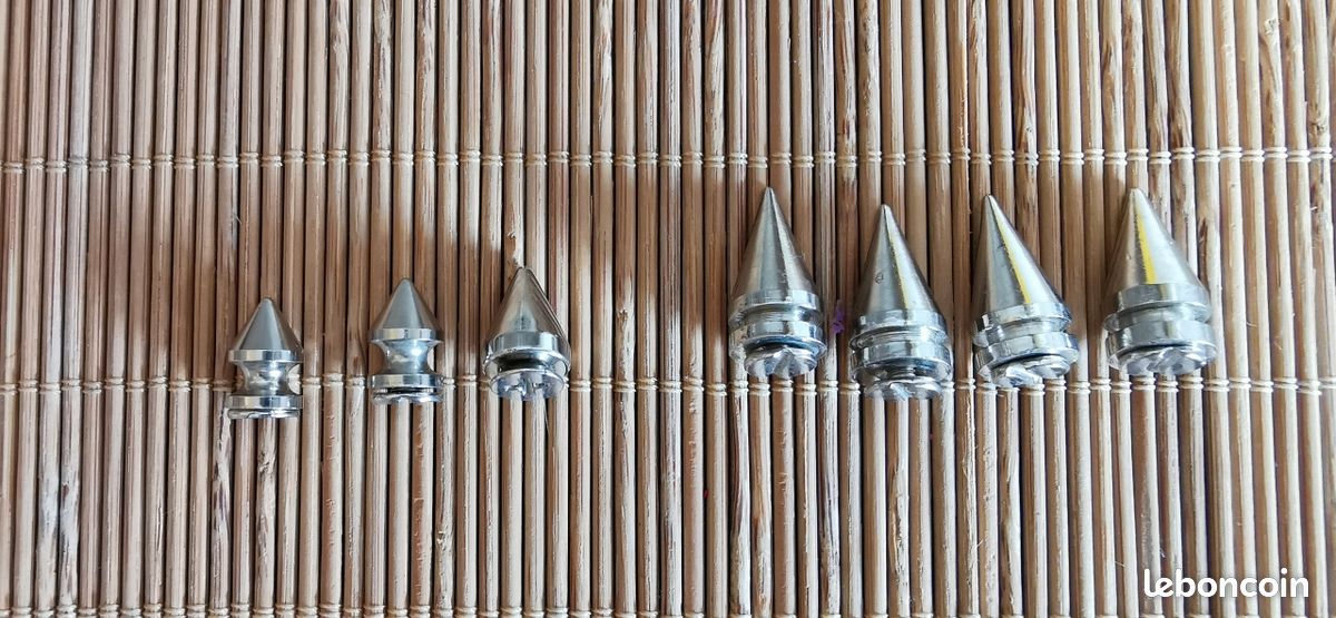 Rivets ou clous en forme de cône, pour vêtements (image 2)