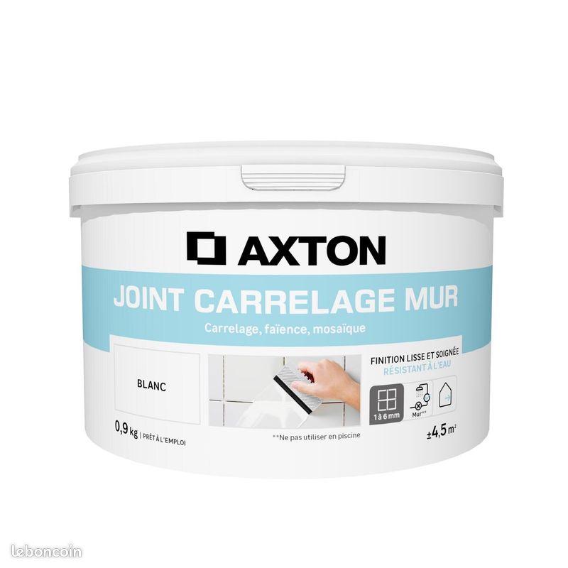 Lot prêt à l’emploi : colle et joint à carrelage + carrelage mural 20x20 (faïence) (image 9)