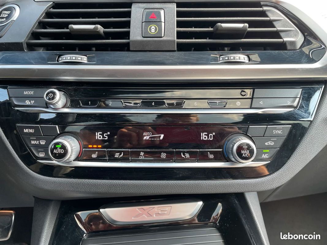 BMW X3 20d 190 ch xDrive M SPORT / TOIT OUVRANT / CARPLAY / CAMERA 360 (image 27)