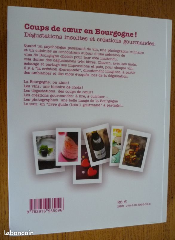 COUPS de COEUR en BOURGOGNE Dégustations insolites et Créations gourmandes (Livre en très bel état) (image 5)