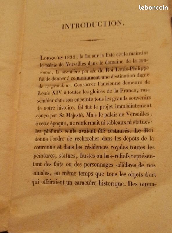 Livres anciens premières éditions Palais de Versailles (image 5)