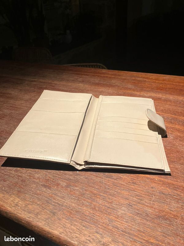 Porte feuille porte chequier porte carte cuir (image 2)