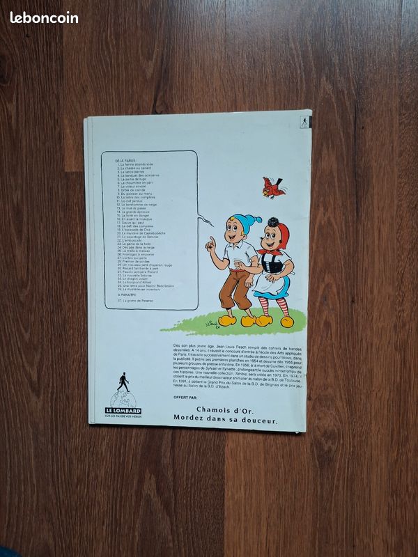 SYLVAIN et SYLVETTE "La Clé Perdue"1994 offert par Chamoix d'Or (image 2)