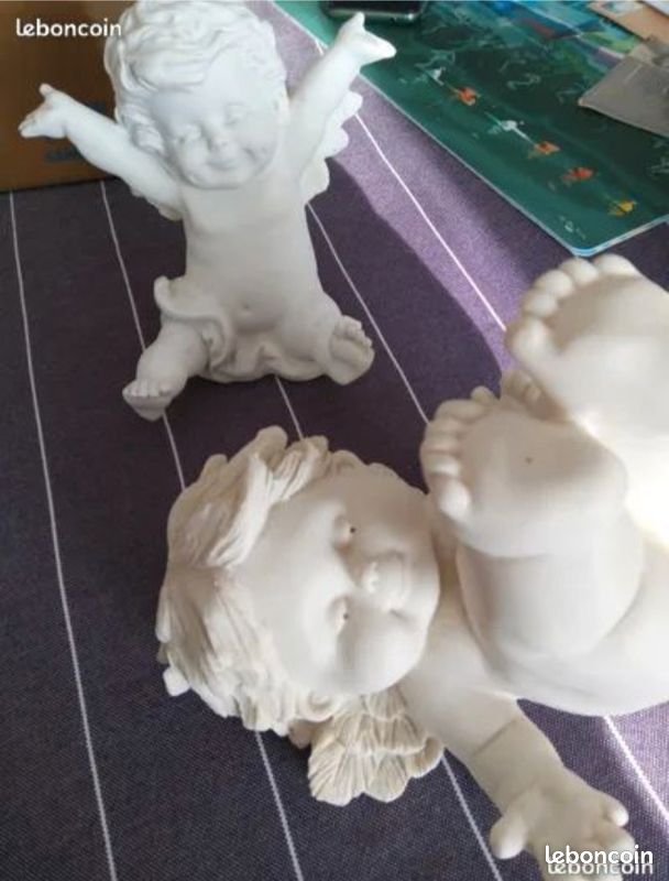 Lot de 2 Anges Décoratif 12 cm (image 1)