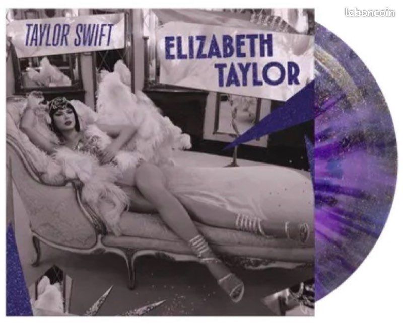 TAYLOR SWIFT vinyle 45 tours collector violet à paillettes (disquaire Day) RSD 2026 (image 1)