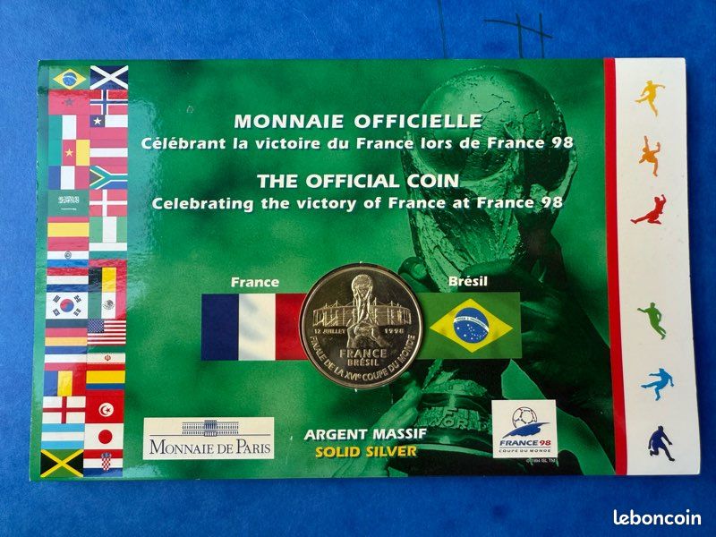 Billet Original France - Brésil - Coupe Du Monde 1998 - Finale - Made In France