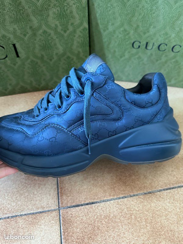 Gucci baskets en cuir Rhyton (image 3)