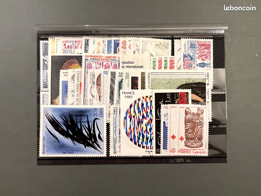 ISB COLLECTION – France 1980 – Année Complète De Timbres Neufs – Collection Philatélique – Qualité MNH – Lot Complet