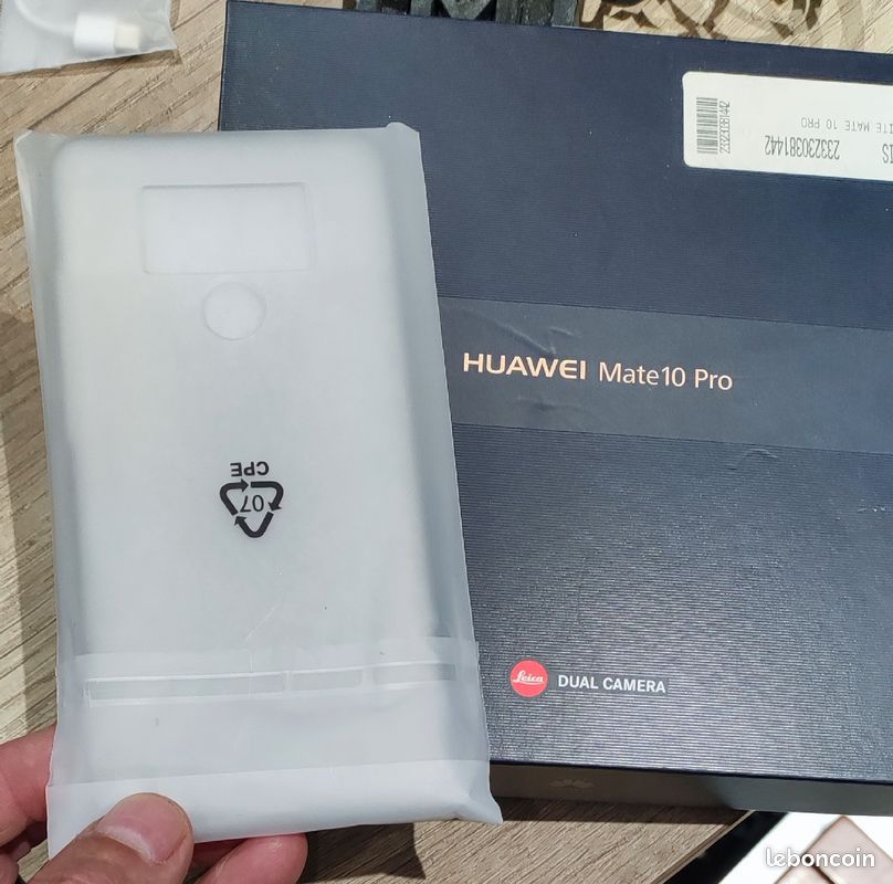 Huawei Mate 10 Pro Coque transparente d'Origine, très solide, NEUVE (image 1)