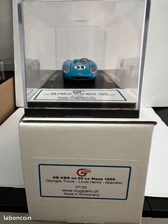 GCAM 1/43 Panhard #50 DB HBR 24H Le Mans 1957 - Edition Limitée No Spark