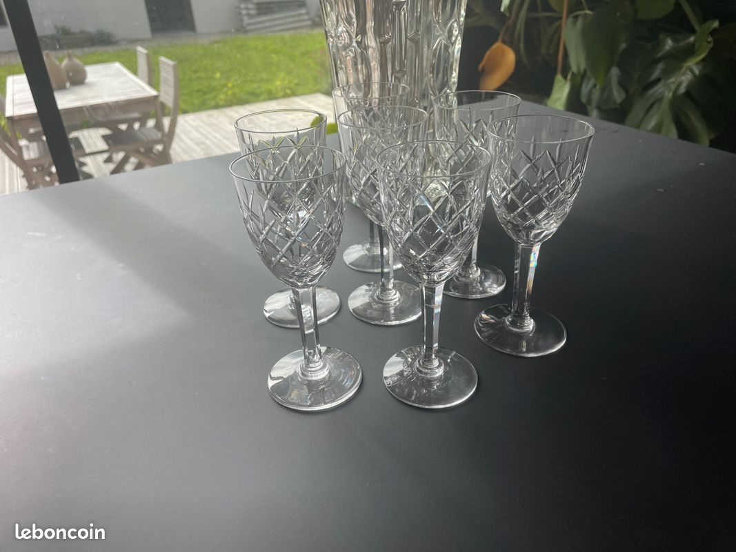 Verres en cristal taillés (image 3)