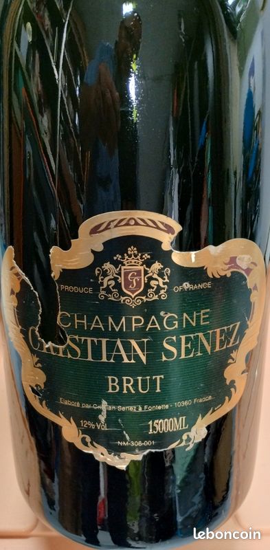 Bouteille Magnum champagne 15000ml (image 3)