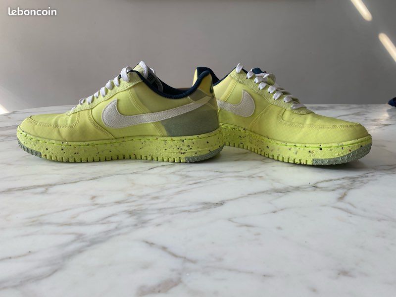 Jaune Fluo Paire Nike Edition Limitee Air Force Utility Fluo Nike