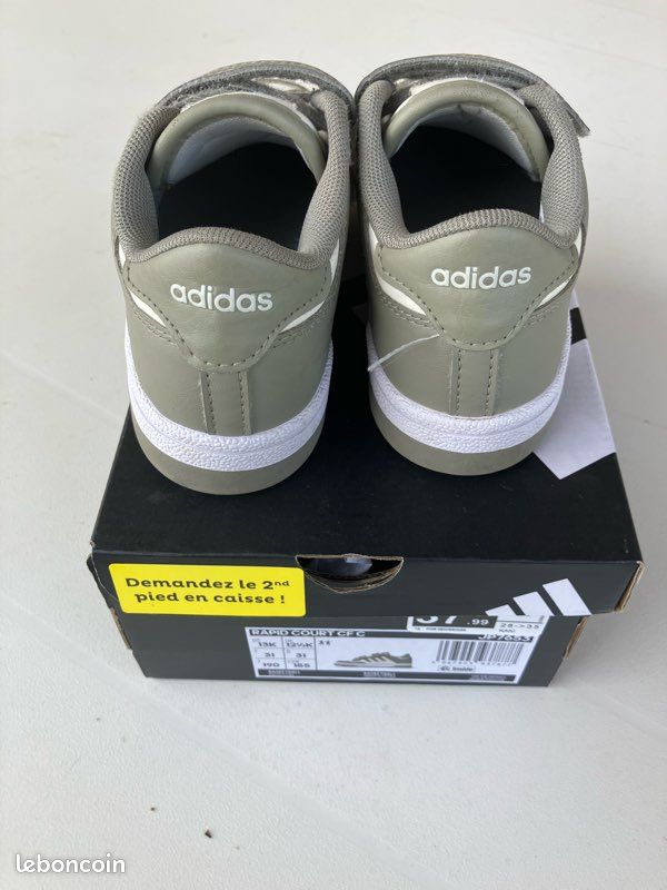 Basket adidas kaki garçon taille 31 (image 6)
