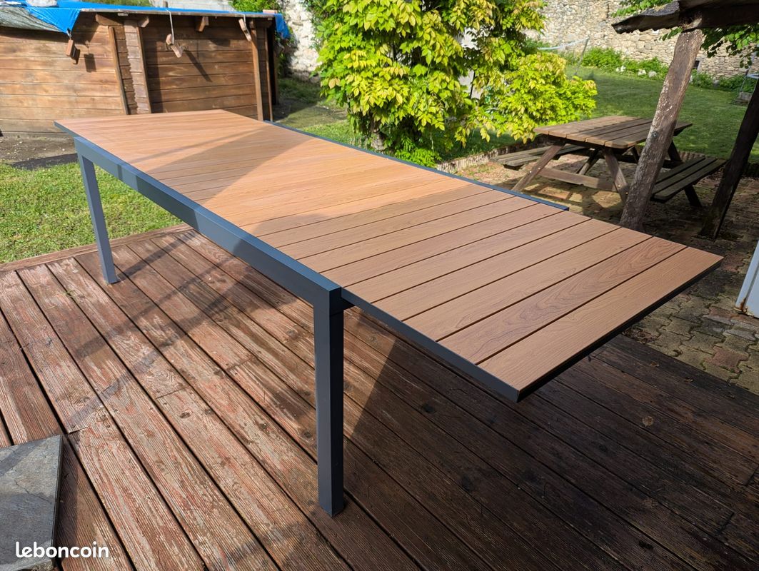 Table extensible, 104 x L 200/300 x H 75 cm (image 2)