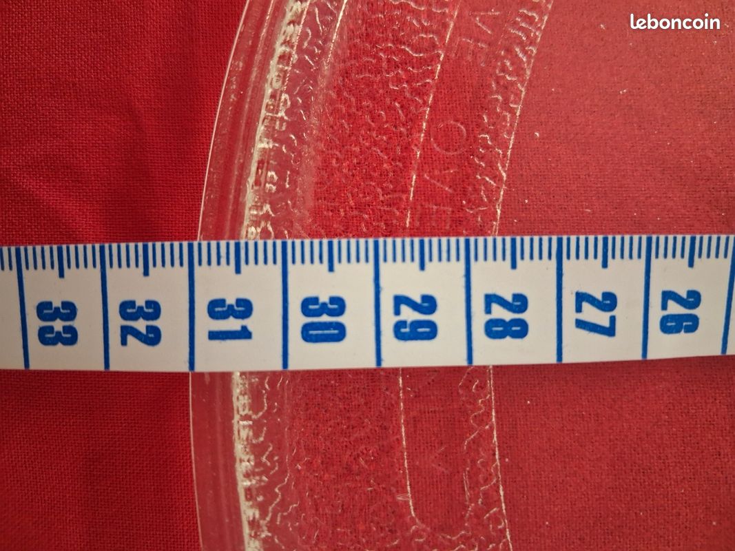 Plateau en verre 31 cm pour micro ondes (image 5)