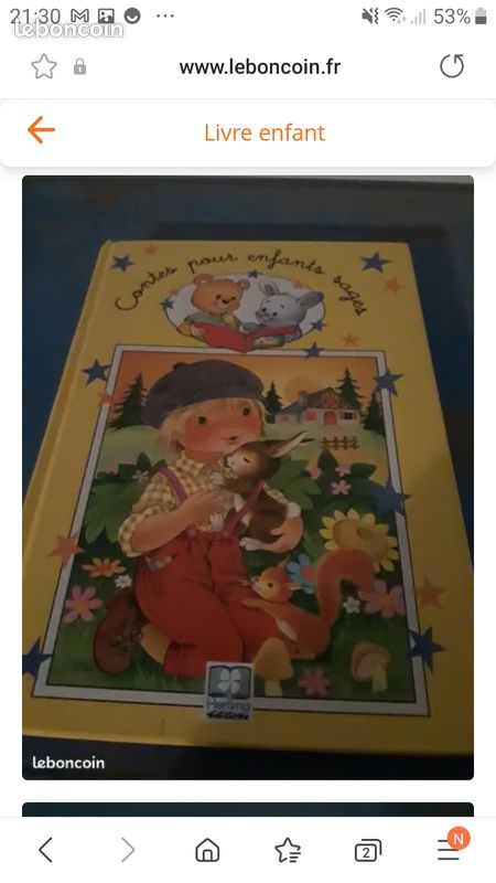 Livre Conte pour enfants sages (image 1)