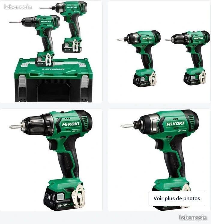 Hikoki – Pack de perceuse-visseuse 12V avec 2 batteries 2.5Ah – Moteur Brushless – Couple 70Nm pour perçage bois et métal – Coffret de transport inclus - KC12DAWAZ (image 3)