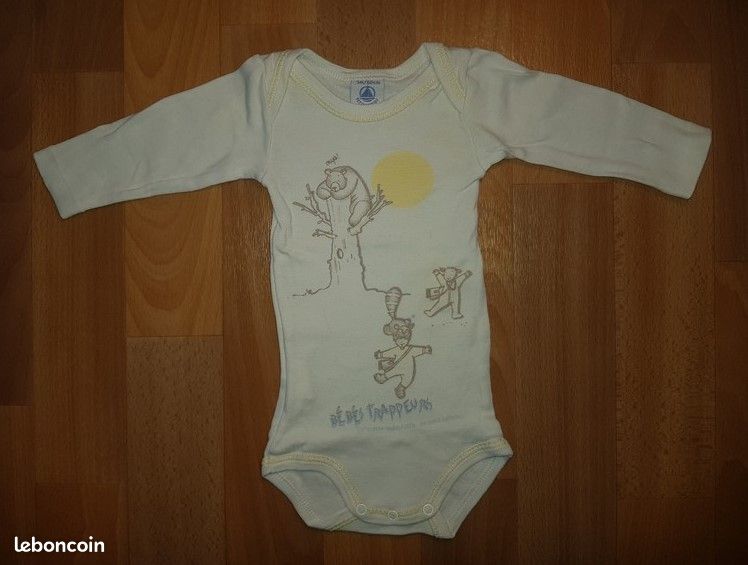 Lot de 6 bodies à manches longues neufs Petit Bateau 3 mois (image 14)
