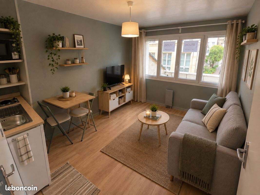 Appartement 1 pièce 17 m² · à Caen · 17 m² · 480 €/mois