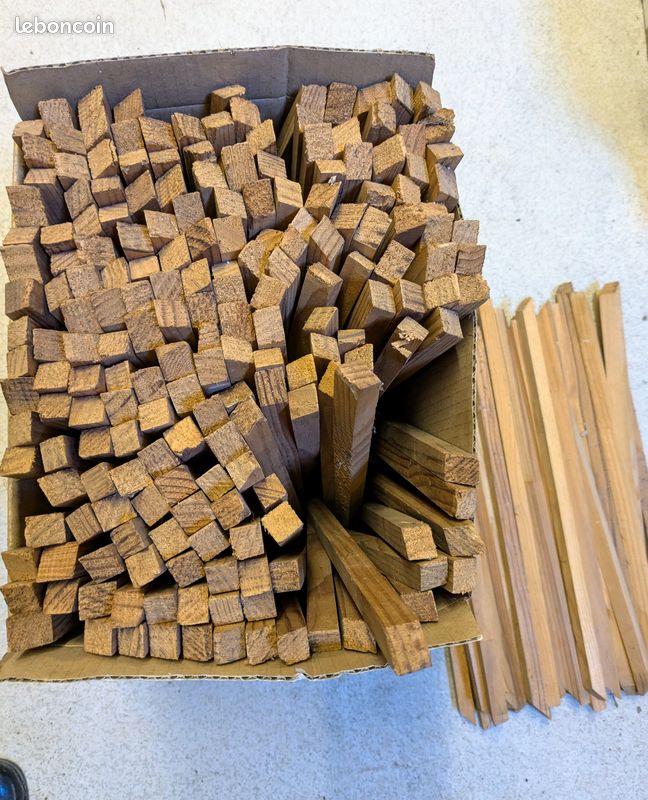 Tasseaux-supports en bois pour crémaillère d'étagère (image 3)