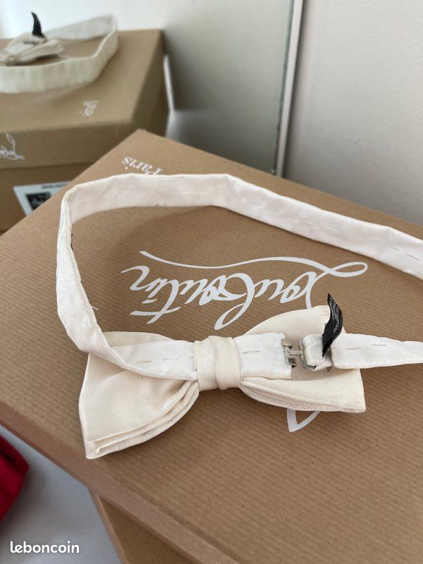 Nœud papillon Atelier F&B Genève – 100 % soie – fabriqué en France (image 3)