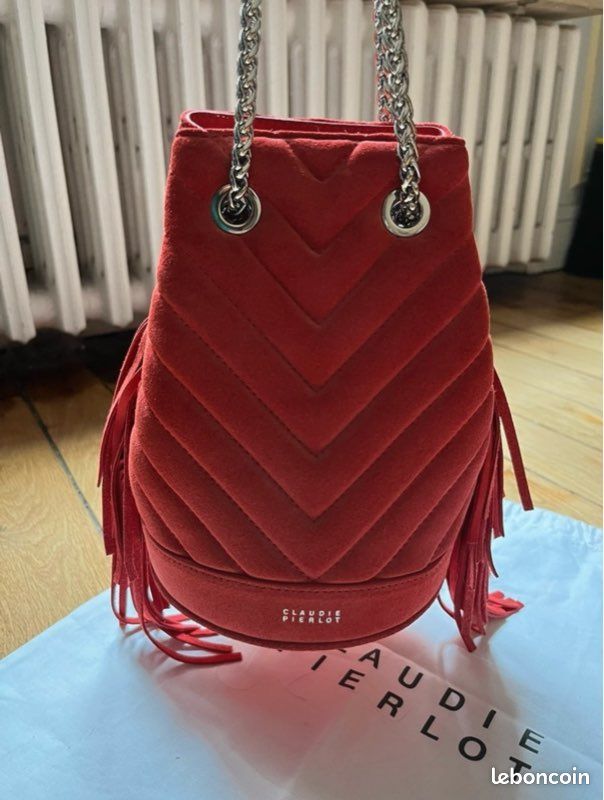 Sac seau franges Claudie Pierlot Accessoires Bagagerie
