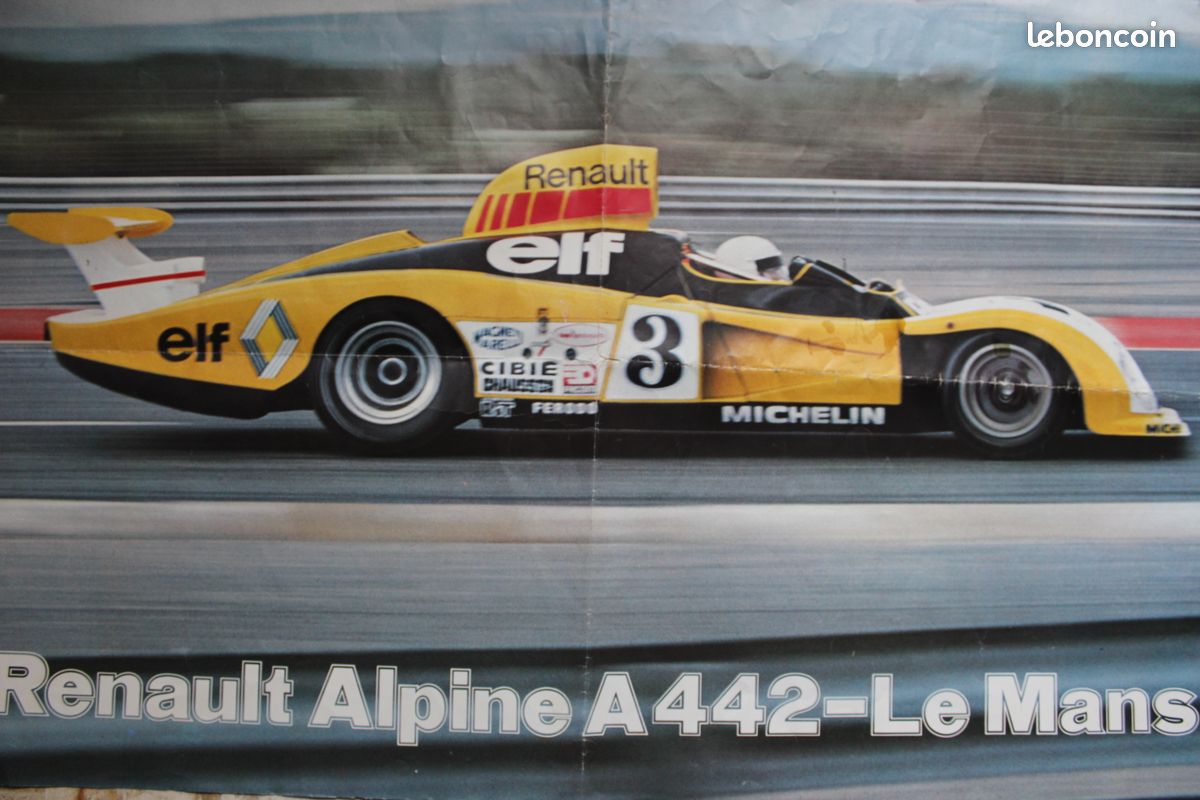Poster Renault Alpine A 442 LE MANS 1978 (image 1)