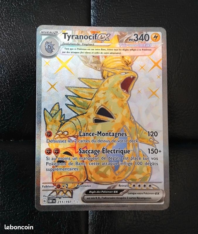 211 197 pokemon card - Scarlet & Violet - Obsidian Flames - Herdier - 171/197 Card Number / Rarity Carta Pokmon Tyranitar Ex 211/197