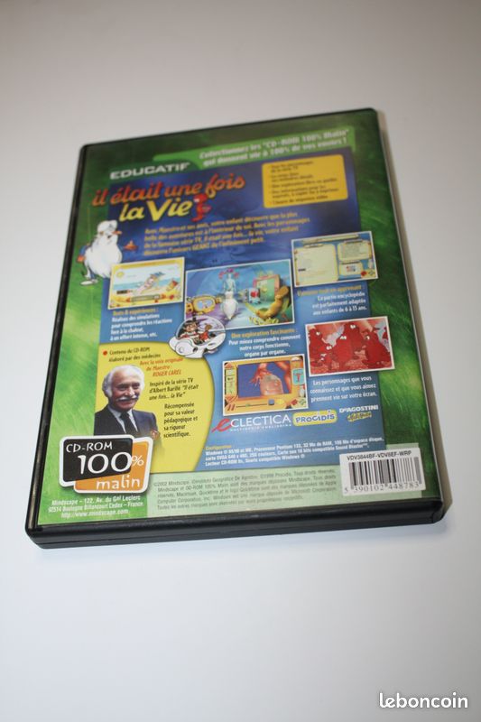 Jeu PC "Il Était Une Fois La Vie" - Version Française - En Très Bon état