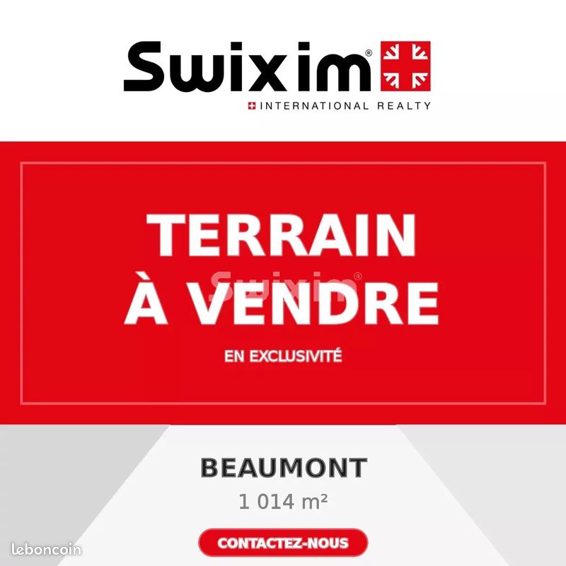 Terrain 1014 m² · à Beaumont · 1 014 m² · 459 000 €