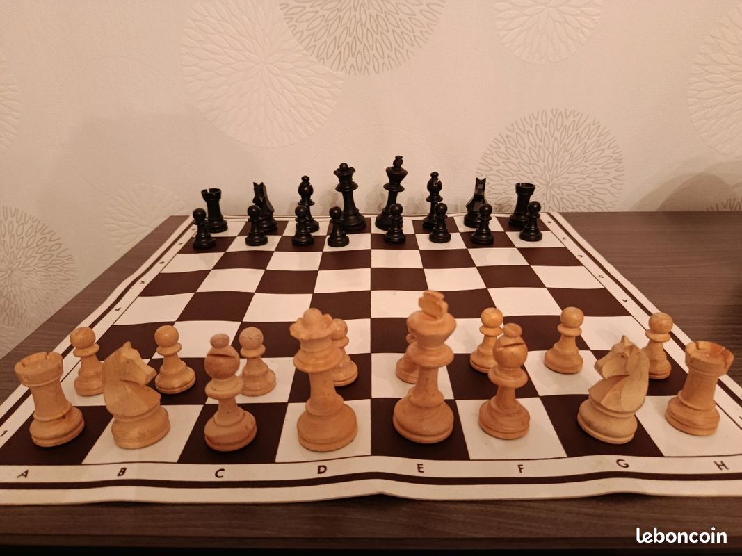 Jeu d'échecs Chavet 101/6 Taille 6 - Roi 94 mm - B210