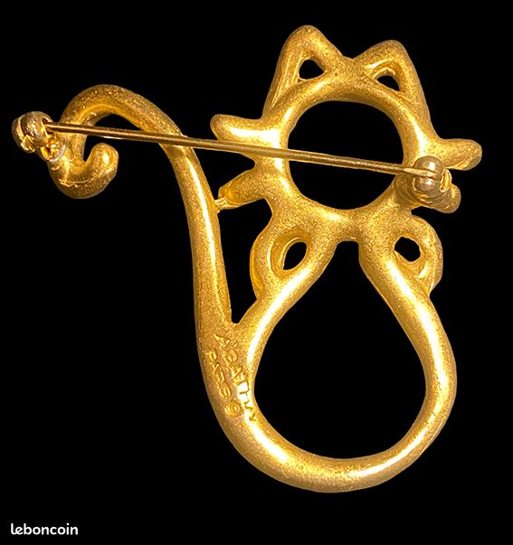 Broche Ancienne En Agate Gravée - Style Islamique, Début 20e Siècle - Bijou Vintage Et Historique