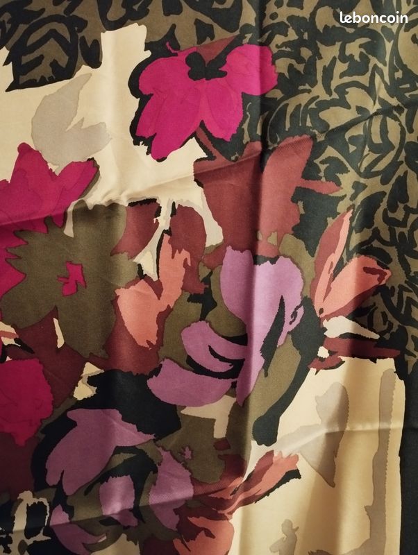 Foulard en soie JOSEF OTTEN LONDON - Etat neuf (image 7)