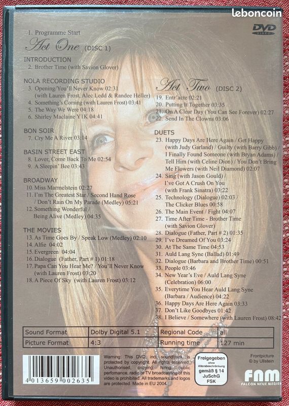Barbra streisand timeless live in concert (image 2)