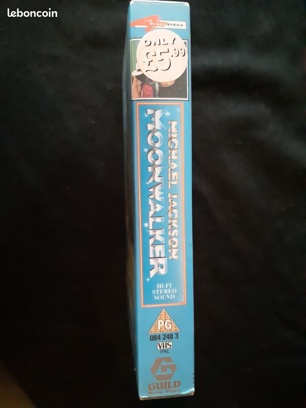 VHS Moonwalker Michael Jackson UK vidéo Rare (image 3)