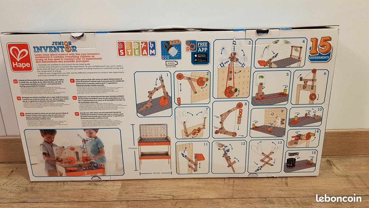 Grand établi scientifique Hape COMPLET (image 2)