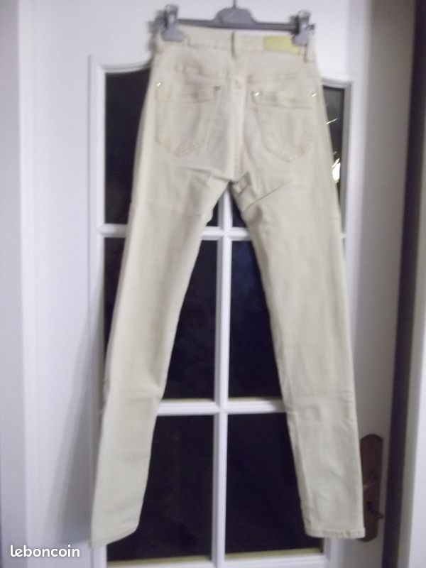 Pantalon toile-denim fille/femme Voggo 36 Vêtements