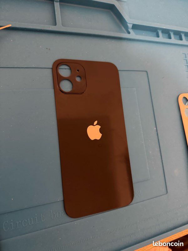 Vitre Arrière IPhone 12 - Noir, Générique, Remplacement De Coque Batterie