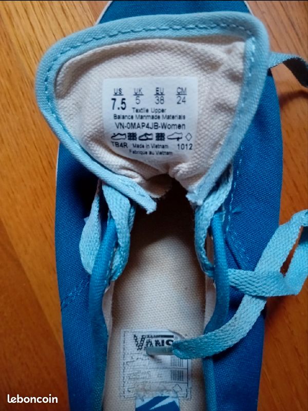 Chaussure Vans Bleu (image 6)