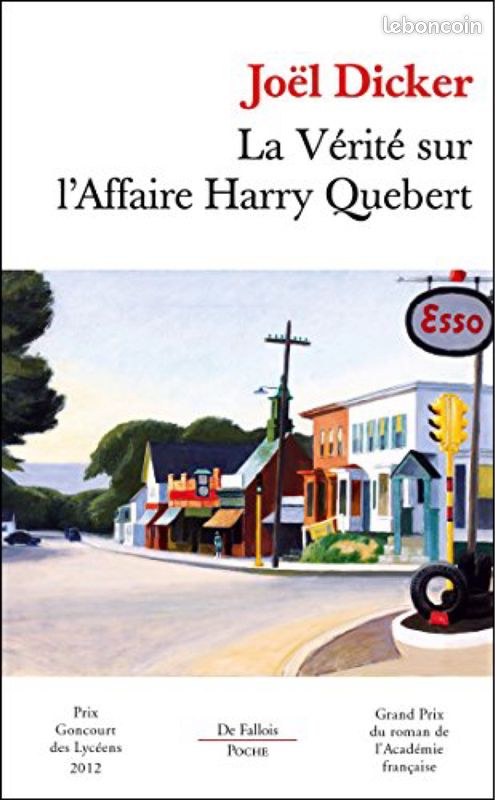 Roman - La vérité sur l’affaire Harry Quebert - Joël Dicker (image 1)