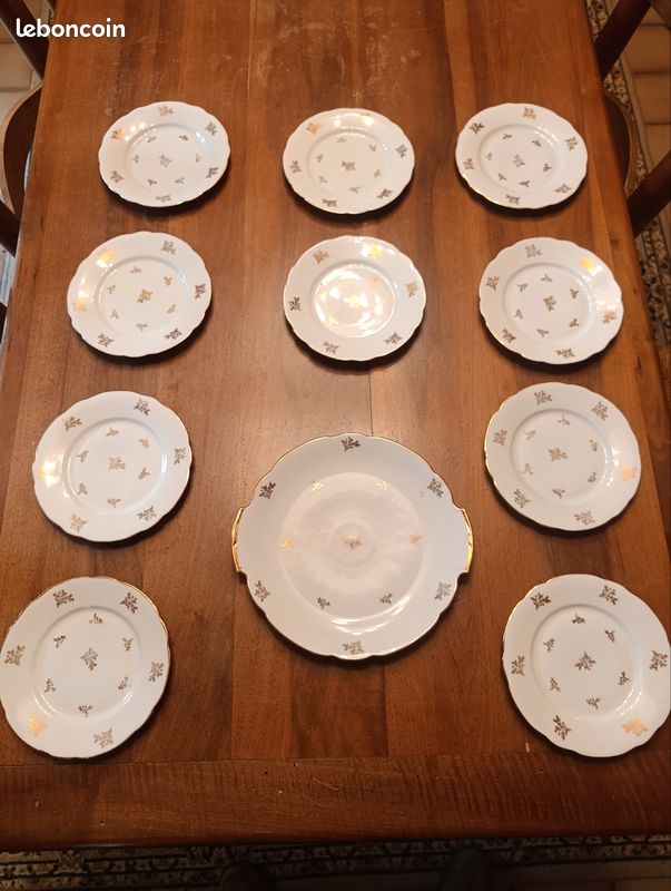 Service de table vintage en porcelaine J&Ciem France – 11 pièces (image 1)