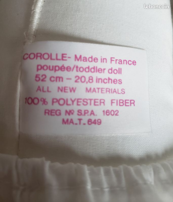 Corolle 1990 Delphine toddler doll 52 cm (image 8)