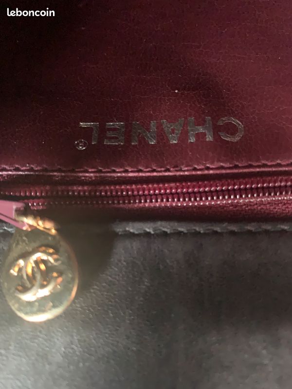 Sac Chanel cuir noir (image 7)