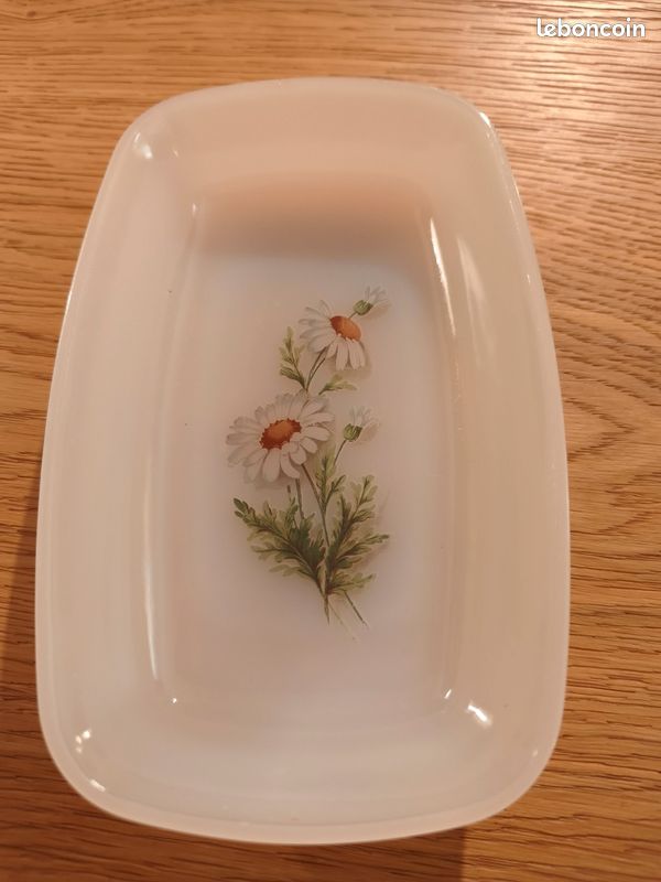 BEURRIER ARCOPAL FLEURS VINTAGE