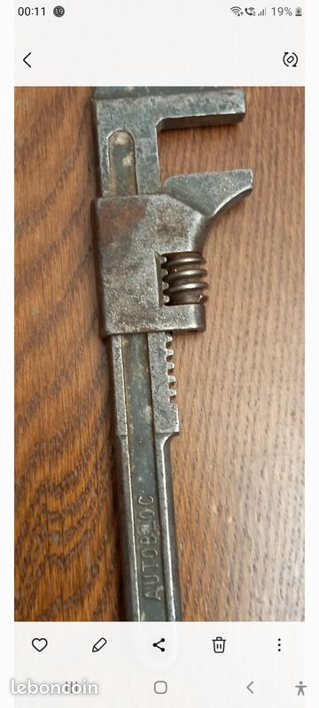 Facom 105.280 Clé à Molette 70 mm - Outil Professionnel